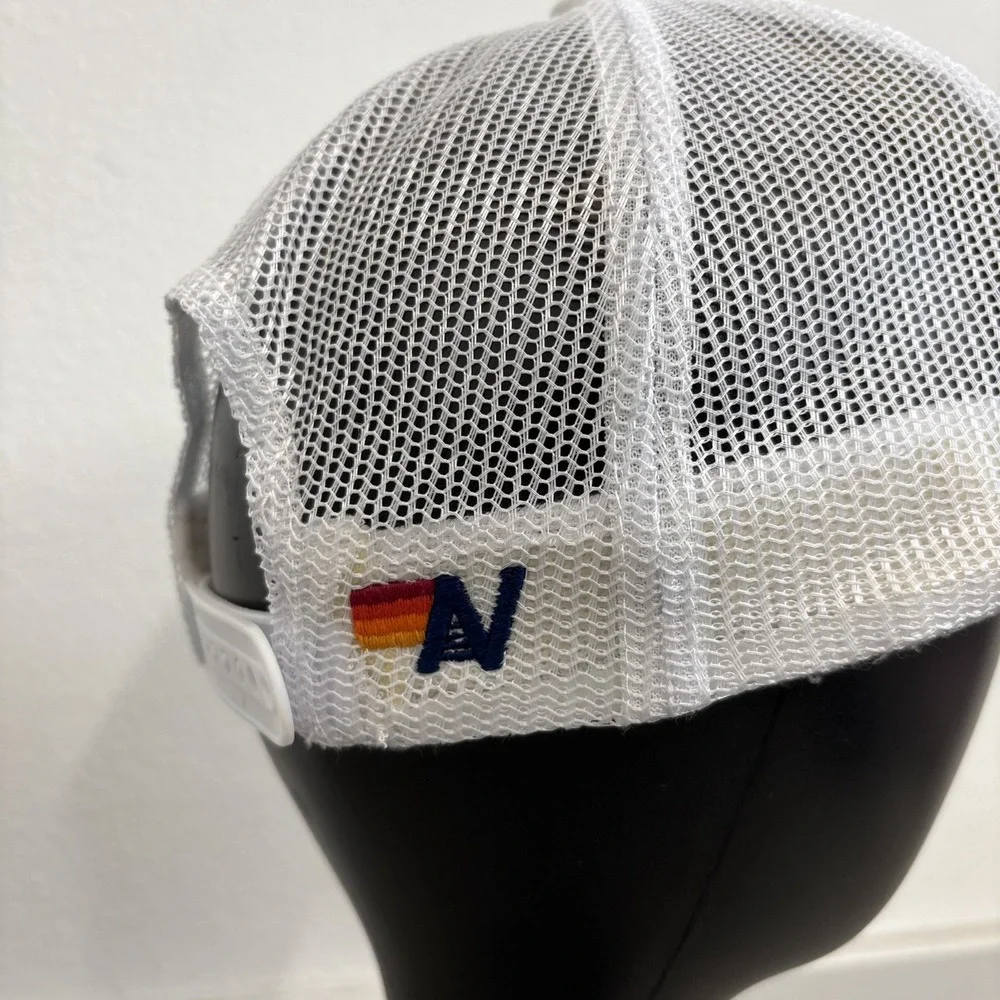 Aviator Nation Trucker Hat Snap Back White Logo Patch